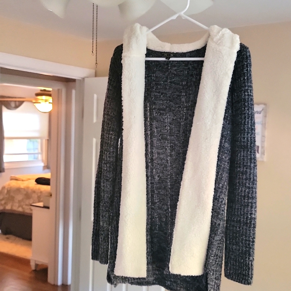 Nola Sherpa Trim Cardigan